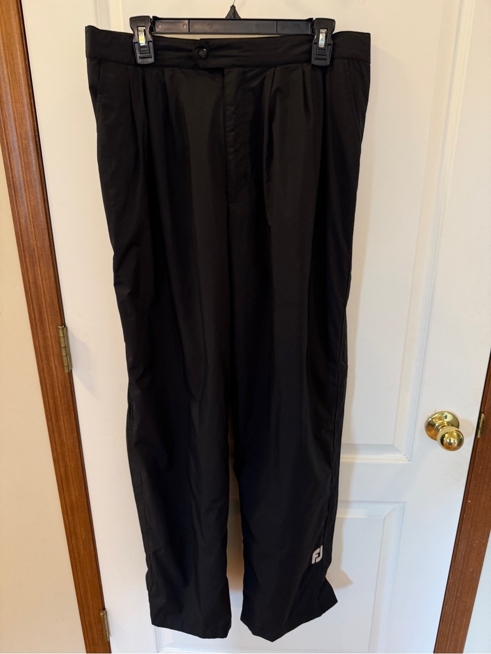 FootJoy DryJoys Mens Large Like New Black Rain Pants
